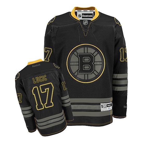 Milan Lucic Boston Bruins Premier Reebok Jersey - Black Ice