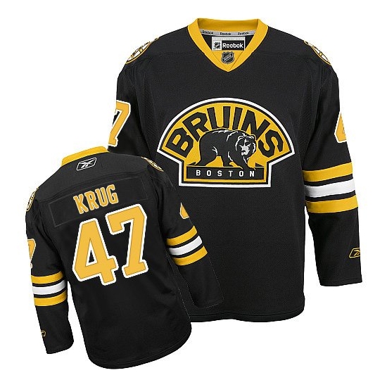 Torey Krug Boston Bruins Premier Third Reebok Jersey - Black