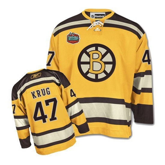 Torey Krug Boston Bruins Authentic Winter Classic Reebok Jersey - Gold