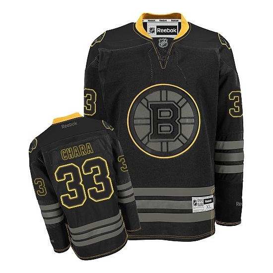 Zdeno Chara Boston Bruins Premier Reebok Jersey - Black Ice