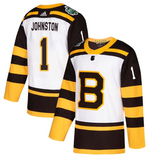 Eddie Johnston Boston Bruins Youth Authentic 2019 Winter Classic Adidas Jersey - White