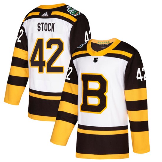 Pj Stock Boston Bruins Youth Authentic 2019 Winter Classic Adidas Jersey - White