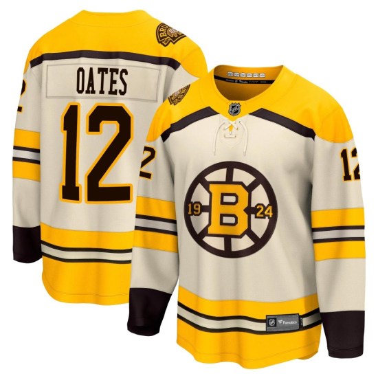 Adam Oates Boston Bruins Youth Premier Breakaway 100th Anniversary Fanatics Branded Jersey - Cream
