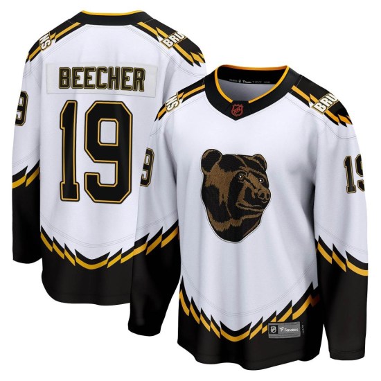 Johnny Beecher Boston Bruins Youth Breakaway Special Edition 2.0 Fanatics Branded Jersey - White