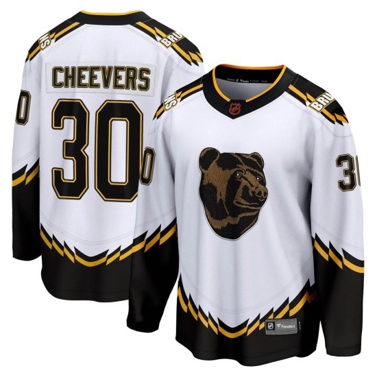 Gerry Cheevers Boston Bruins Youth Breakaway Special Edition 2.0 Fanatics Branded Jersey - White