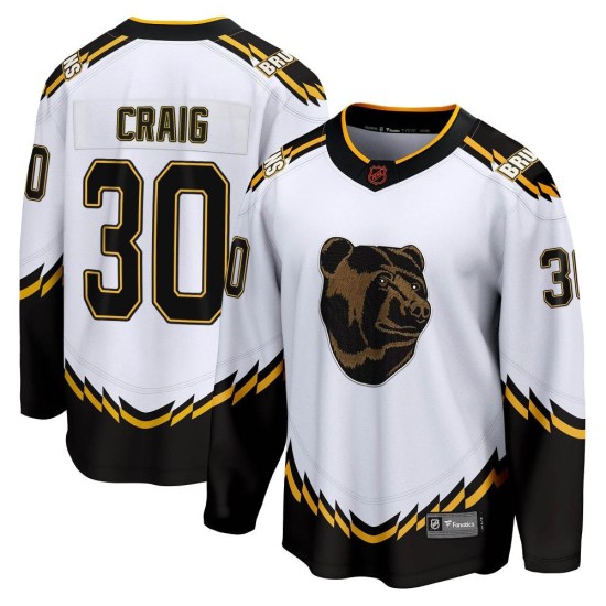 Jim Craig Boston Bruins Youth Breakaway Special Edition 2.0 Fanatics Branded Jersey - White