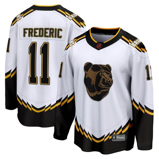 Trent Frederic Boston Bruins Youth Breakaway Special Edition 2.0 Fanatics Branded Jersey - White