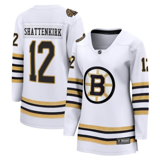 Kevin Shattenkirk Boston Bruins Women's Premier Breakaway 100th Anniversary Fanatics Branded Jersey - White
