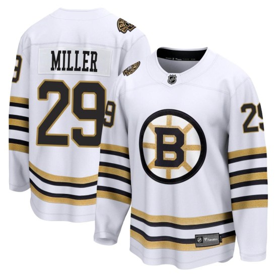 Jay Miller Boston Bruins Youth Premier Breakaway 100th Anniversary Fanatics Branded Jersey - White