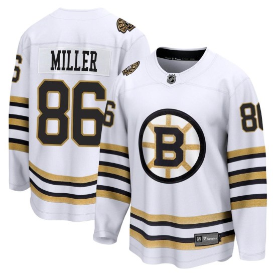 Kevan Miller Boston Bruins Youth Premier Breakaway 100th Anniversary Fanatics Branded Jersey - White