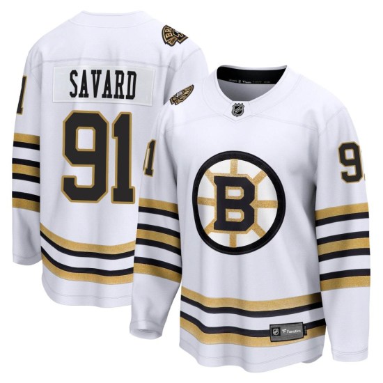 Marc Savard Boston Bruins Youth Premier Breakaway 100th Anniversary Fanatics Branded Jersey - White