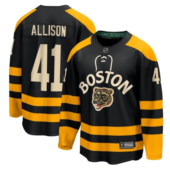 Jason Allison Boston Bruins Breakaway 2023 Winter Classic Fanatics Branded Jersey - Black
