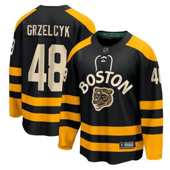 Matt Grzelcyk Boston Bruins Breakaway 2023 Winter Classic Fanatics Branded Jersey - Black