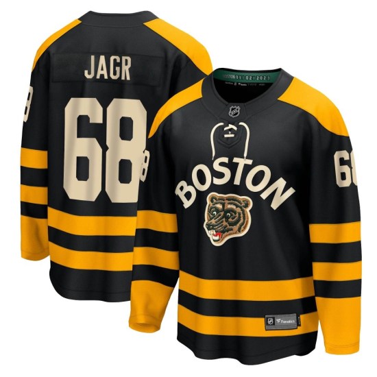 Jaromir Jagr Boston Bruins Breakaway 2023 Winter Classic Fanatics Branded Jersey - Black