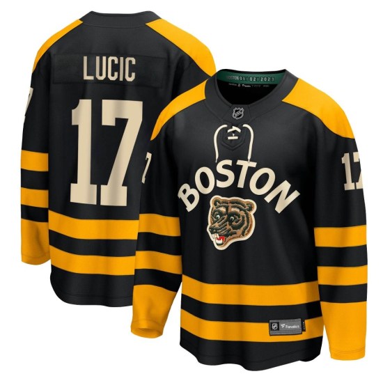 Milan Lucic Boston Bruins Breakaway 2023 Winter Classic Fanatics Branded Jersey - Black