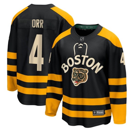 Bobby Orr Boston Bruins Breakaway 2023 Winter Classic Fanatics Branded Jersey - Black