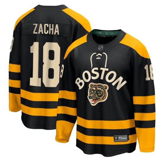 Pavel Zacha Boston Bruins Breakaway 2023 Winter Classic Fanatics Branded Jersey - Black