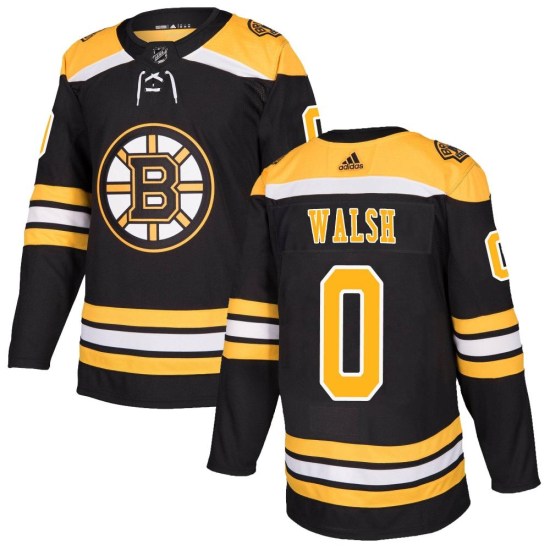 Reilly Walsh Boston Bruins Authentic Home Adidas Jersey - Black
