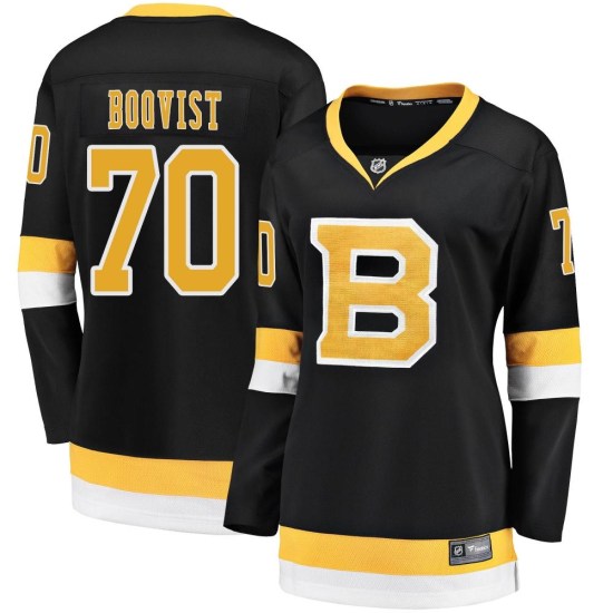 Jesper Boqvist Boston Bruins Women's Premier Breakaway Alternate Fanatics Branded Jersey - Black