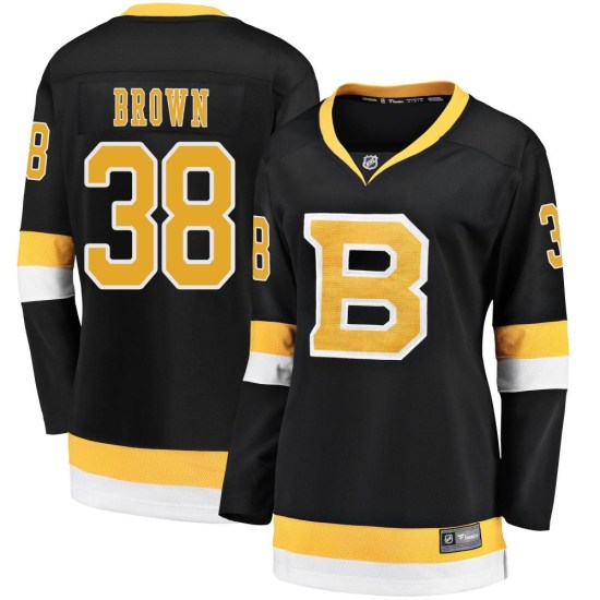 Patrick Brown Boston Bruins Women's Premier Breakaway Alternate Fanatics Branded Jersey - Black