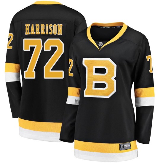 Brett Harrison Boston Bruins Women's Premier Breakaway Alternate Fanatics Branded Jersey - Black