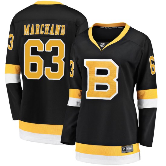 Brad Marchand Boston Bruins Women's Premier Breakaway Alternate Fanatics Branded Jersey - Black
