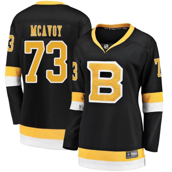 Charlie McAvoy Boston Bruins Women's Premier Breakaway Alternate Fanatics Branded Jersey - Black