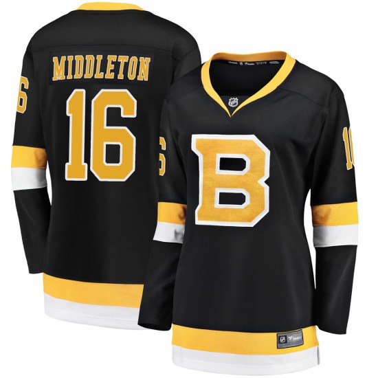 Rick Middleton Boston Bruins Women's Premier Breakaway Alternate Fanatics Branded Jersey - Black