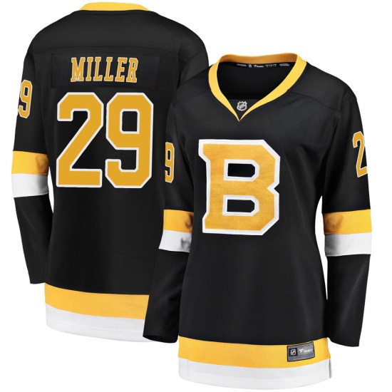Jay Miller Boston Bruins Women's Premier Breakaway Alternate Fanatics Branded Jersey - Black