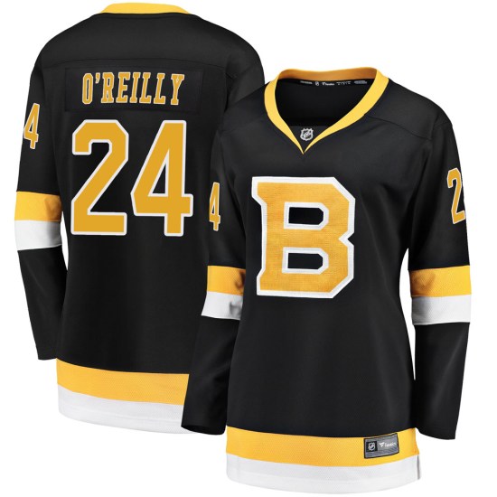 Terry O'Reilly Boston Bruins Women's Premier Breakaway Alternate Fanatics Branded Jersey - Black