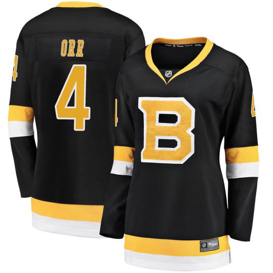 Bobby Orr Boston Bruins Women's Premier Breakaway Alternate Fanatics Branded Jersey - Black