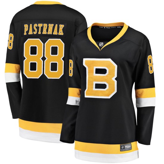 David Pastrnak Boston Bruins Women's Premier Breakaway Alternate Fanatics Branded Jersey - Black