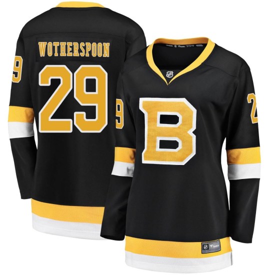 Parker Wotherspoon Boston Bruins Women's Premier Breakaway Alternate Fanatics Branded Jersey - Black