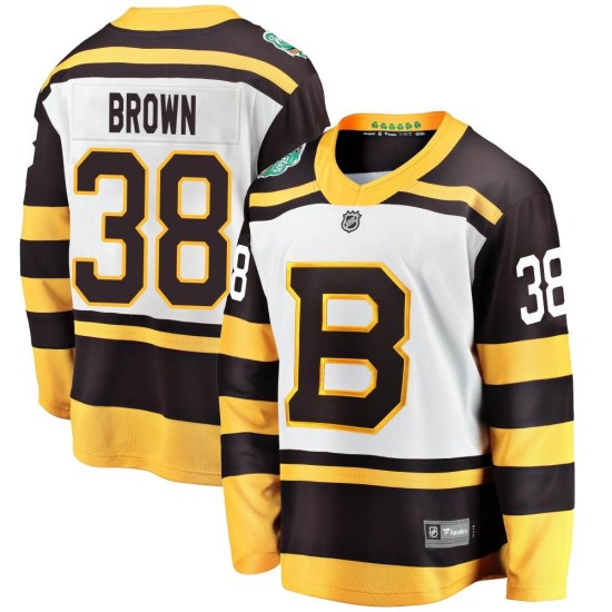 Patrick Brown Boston Bruins Youth Breakaway 2019 Winter Classic Fanatics Branded Jersey - White