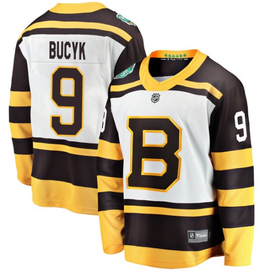 Johnny Bucyk Boston Bruins Youth Breakaway 2019 Winter Classic Fanatics Branded Jersey - White