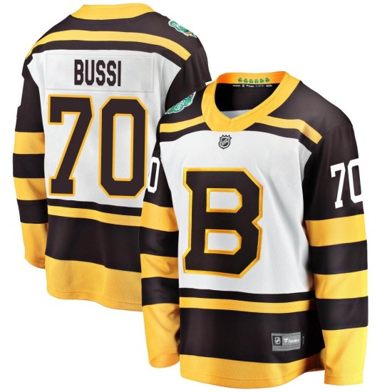 Brandon Bussi Boston Bruins Youth Breakaway 2019 Winter Classic Fanatics Branded Jersey - White