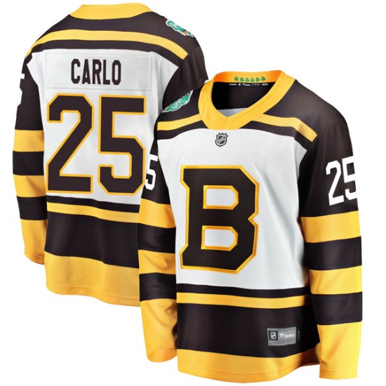 Brandon Carlo Boston Bruins Youth Breakaway 2019 Winter Classic Fanatics Branded Jersey - White