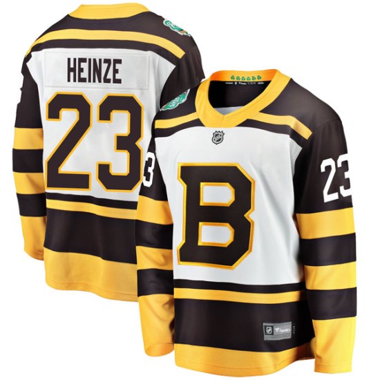Steve Heinze Boston Bruins Youth Breakaway 2019 Winter Classic Fanatics Branded Jersey - White