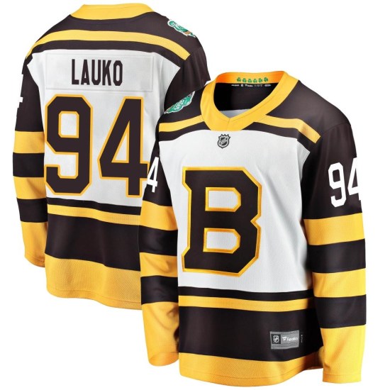 Jakub Lauko Boston Bruins Youth Breakaway 2019 Winter Classic Fanatics Branded Jersey - White