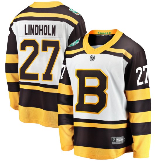 Hampus Lindholm Boston Bruins Youth Breakaway 2019 Winter Classic Fanatics Branded Jersey - White