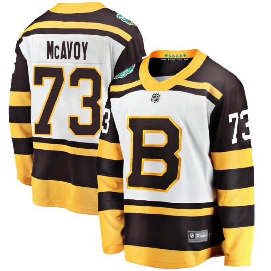 Charlie McAvoy Boston Bruins Youth Breakaway 2019 Winter Classic Fanatics Branded Jersey - White