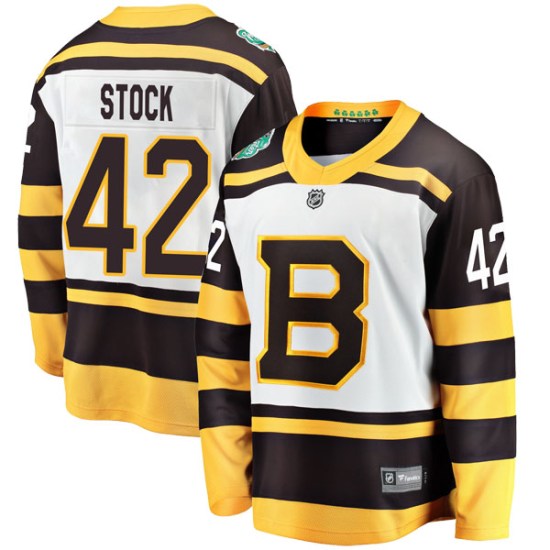 Pj Stock Boston Bruins Youth Breakaway 2019 Winter Classic Fanatics Branded Jersey - White