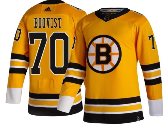 Jesper Boqvist Boston Bruins Youth Breakaway 2020/21 Special Edition Adidas Jersey - Gold