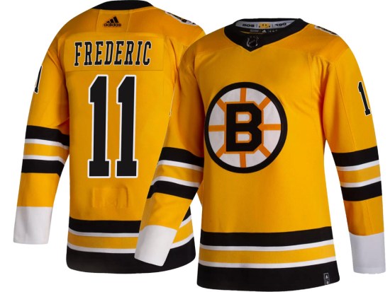 Trent Frederic Boston Bruins Youth Breakaway 2020/21 Special Edition Adidas Jersey - Gold