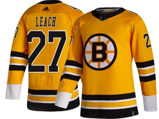 Reggie Leach Boston Bruins Youth Breakaway 2020/21 Special Edition Adidas Jersey - Gold