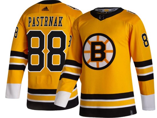 David Pastrnak Boston Bruins Youth Breakaway 2020/21 Special Edition Adidas Jersey - Gold