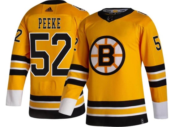 Andrew Peeke Boston Bruins Youth Breakaway 2020/21 Special Edition Adidas Jersey - Gold