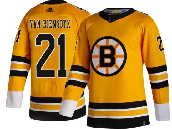 James van Riemsdyk Boston Bruins Youth Breakaway 2020/21 Special Edition Adidas Jersey - Gold