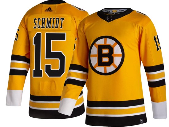 Milt Schmidt Boston Bruins Youth Breakaway 2020/21 Special Edition Adidas Jersey - Gold