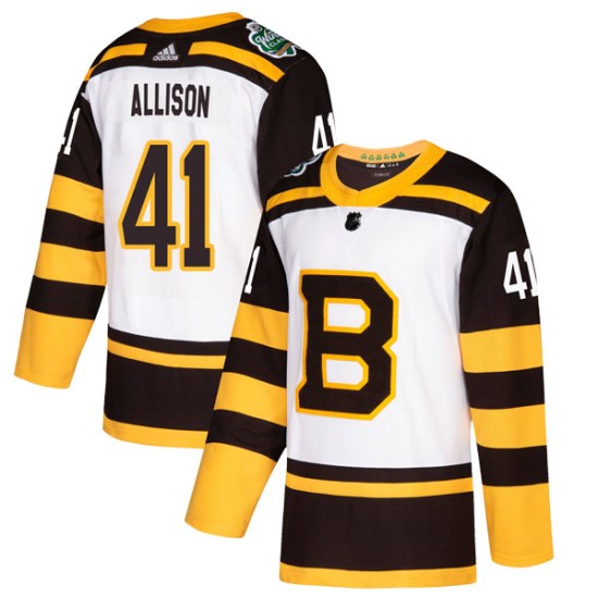 Jason Allison Boston Bruins Authentic 2019 Winter Classic Adidas Jersey - White